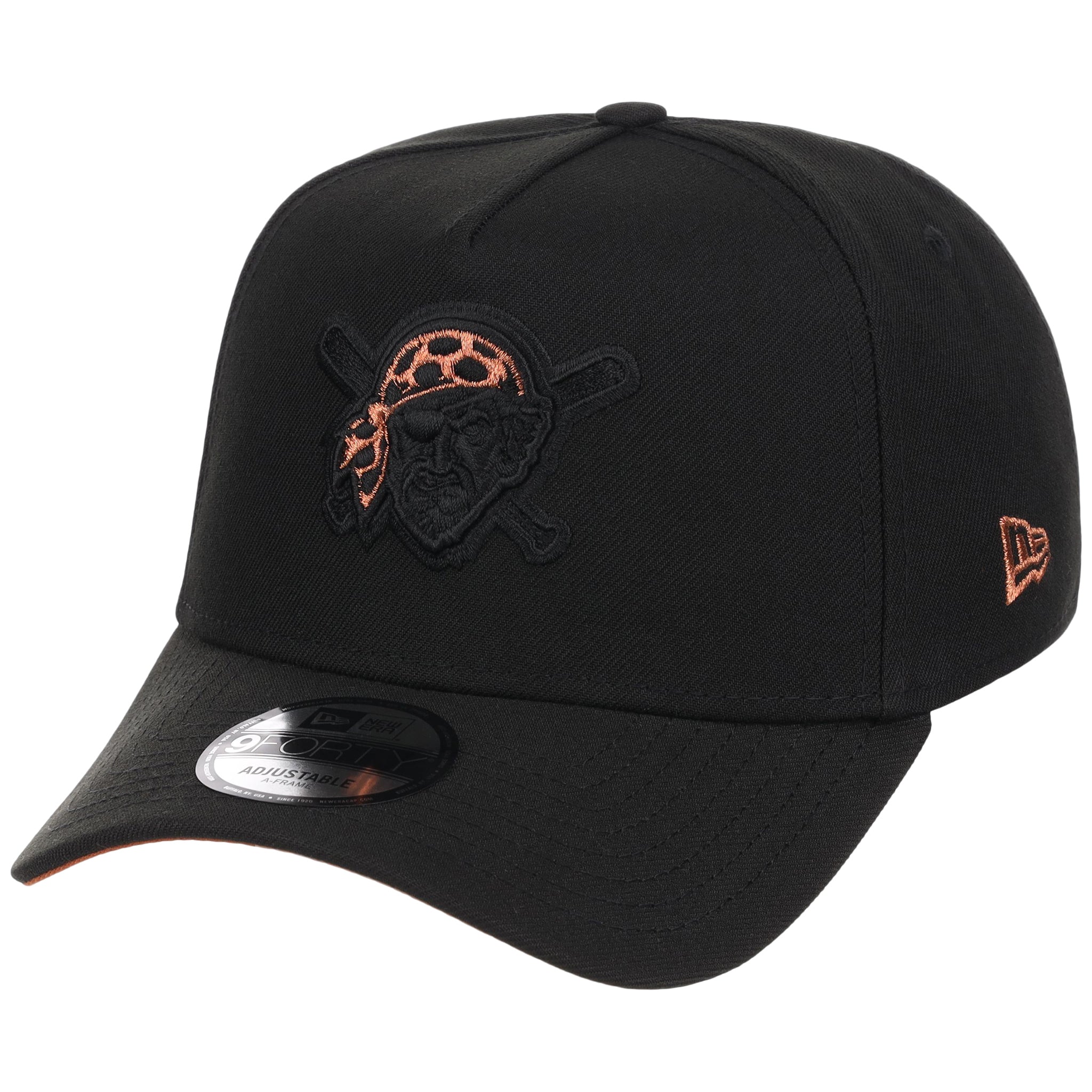 Pittsburgh Pirates MLB Black x Rust FASHION CORE New Era 9FORTY A-Frame