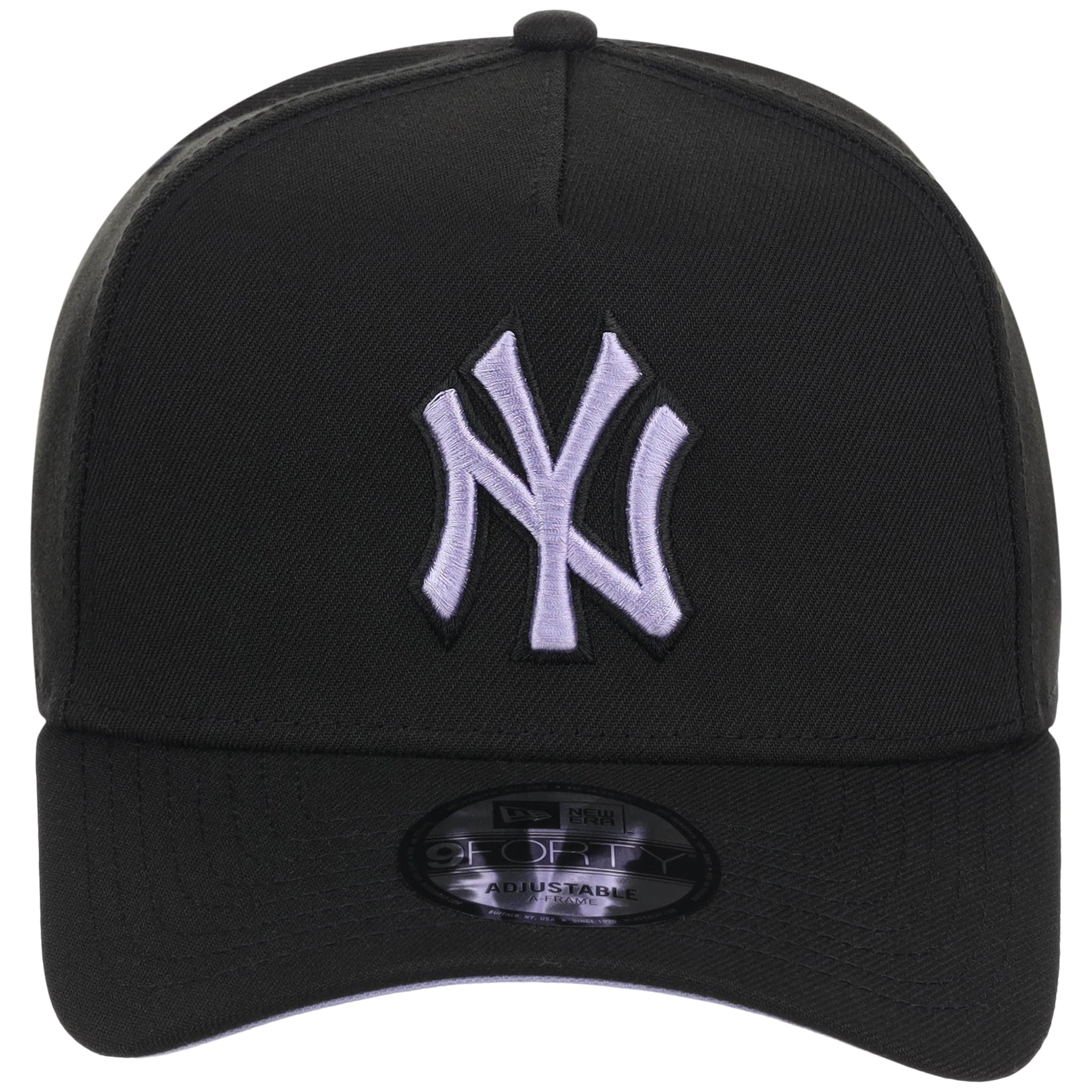 New York Yankees MLB Black x Lavender FASHION CORE New Era 9FORTY A-Frame
