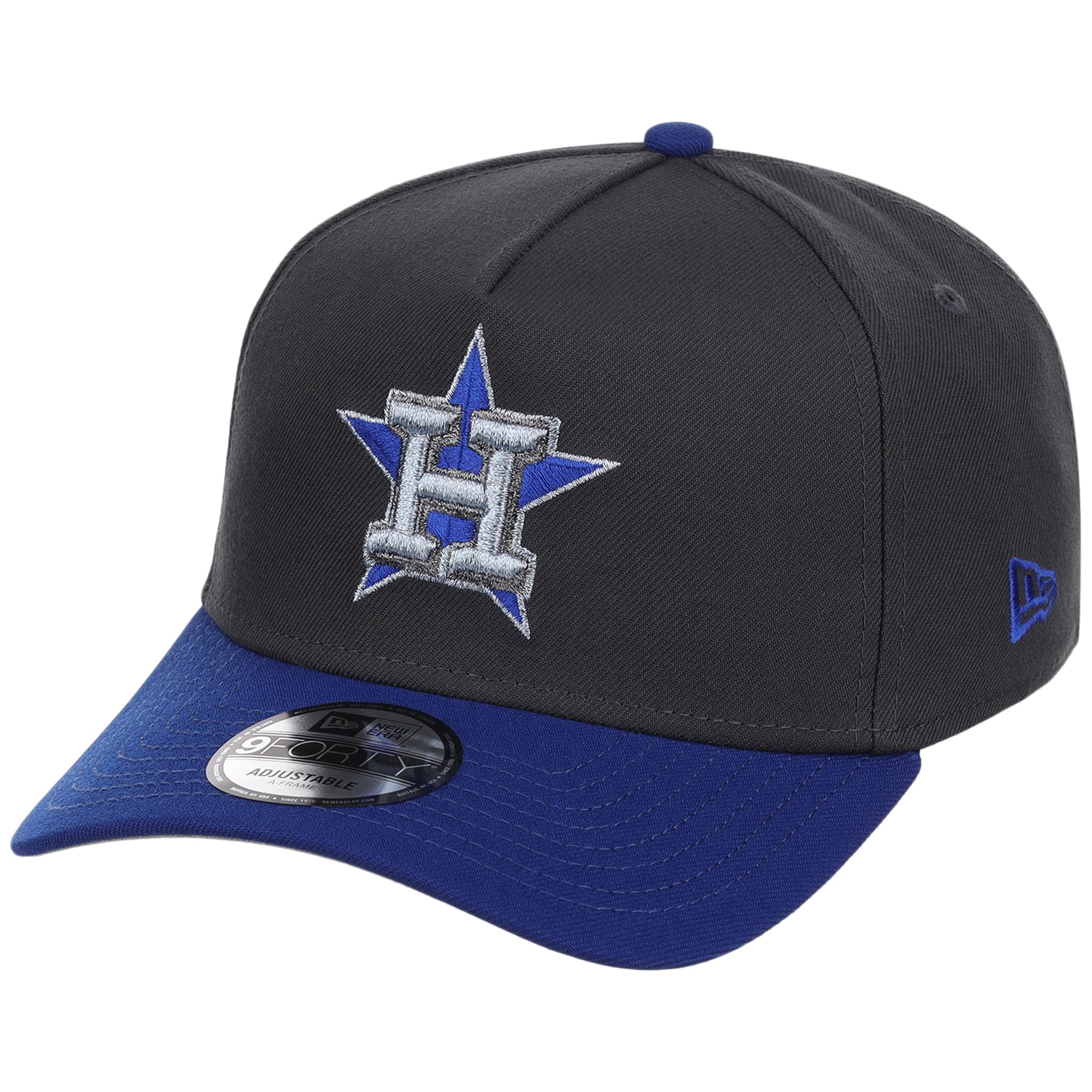 Houston Astros MLB Graphite x Royal FASHION CORE New Era 9FORTY A-Frame