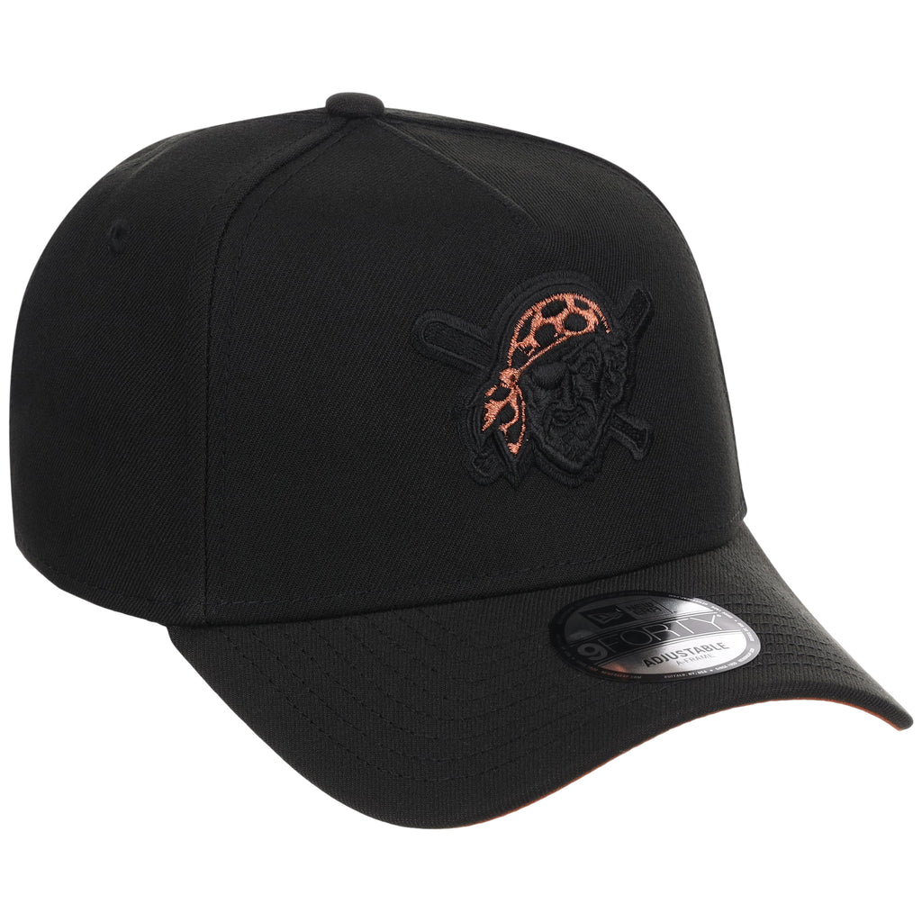 Pittsburgh Pirates MLB Black x Rust FASHION CORE New Era 9FORTY A-Frame