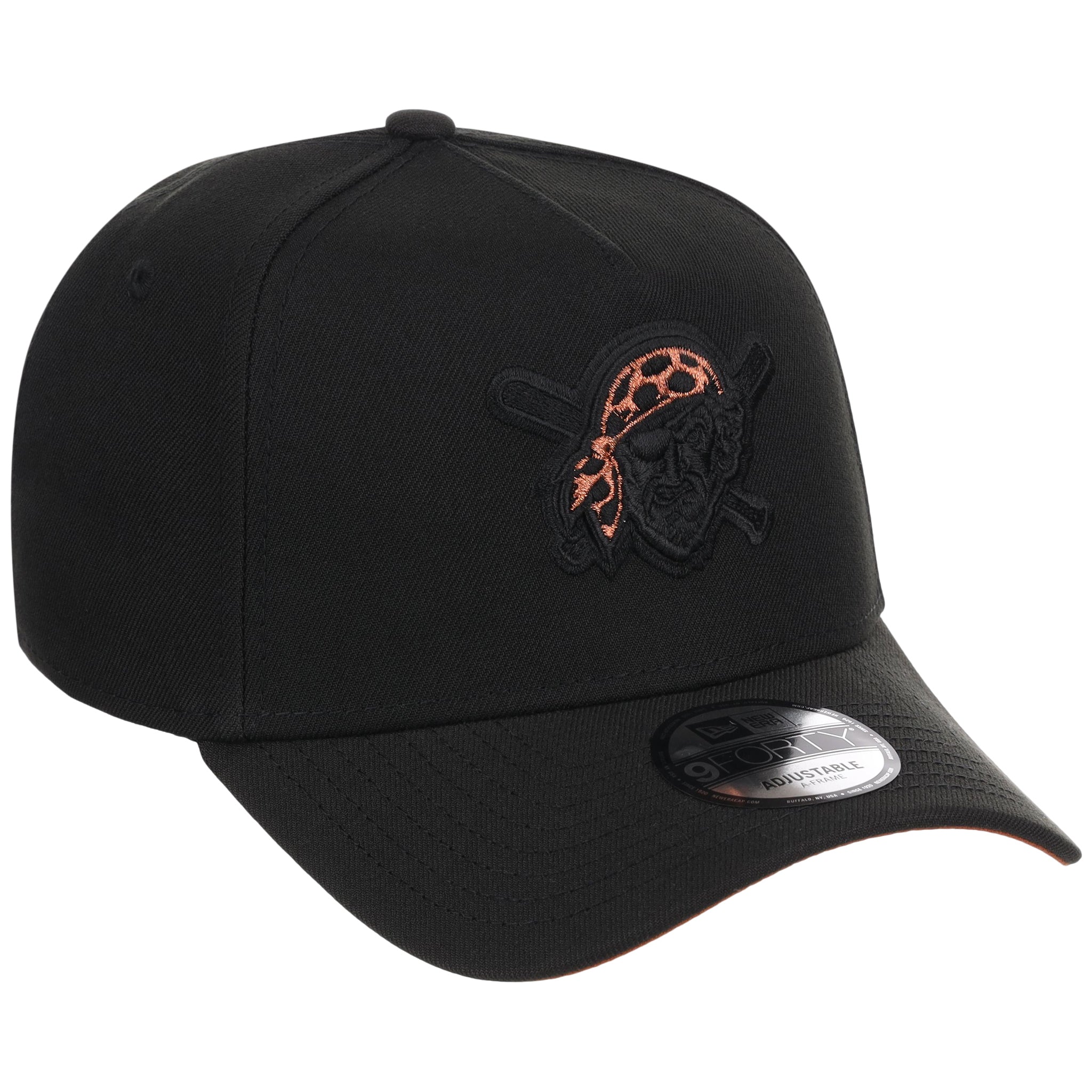 Pittsburgh Pirates MLB Black x Rust FASHION CORE New Era 9FORTY A-Frame