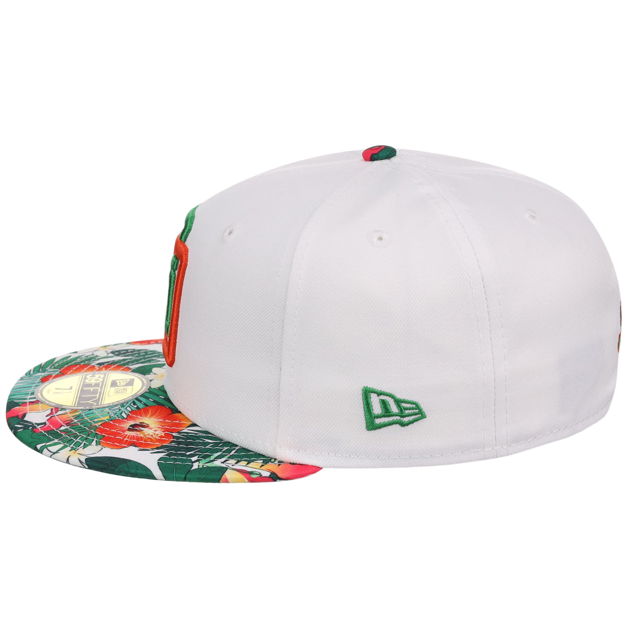 Crown the Country: Dominican Republic New Era 59FIFTY (White/Floral)
