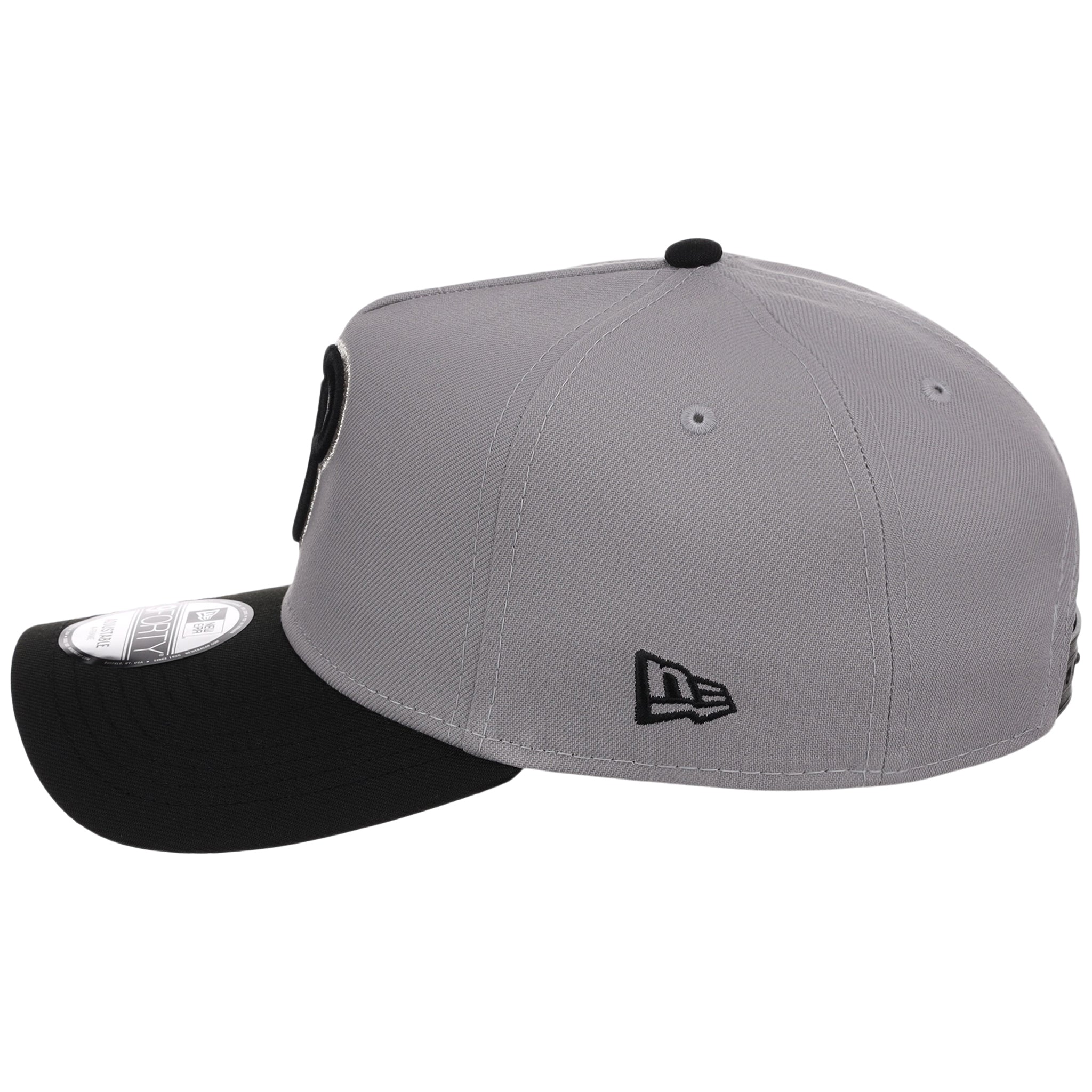 Philadelphia Phillies MLB Gray x Black FASHION CORE New Era 9FORTY A-Frame