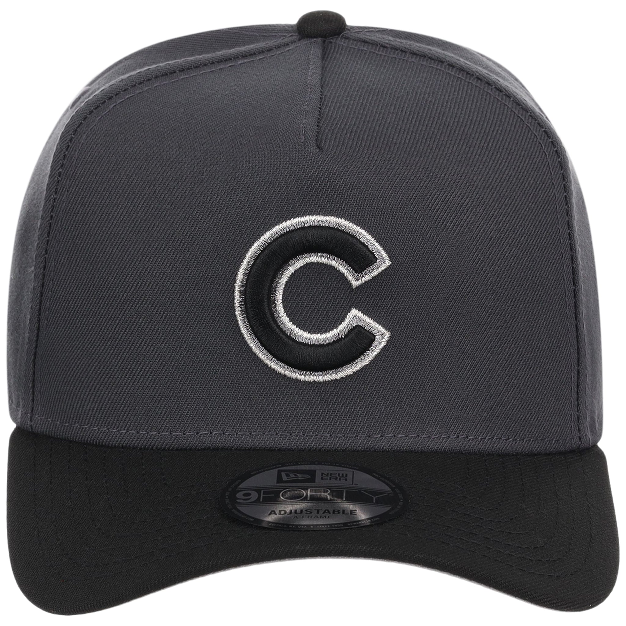 Chicago Cubs MLB Graphite x Black FASHION CORE New Era 9FORTY A-Frame