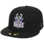 Milwaukee Bucks NBA Black Dome New Era 59FIFTY