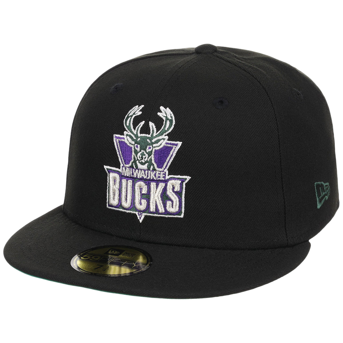 Milwaukee Bucks NBA Black Dome New Era 59FIFTY
