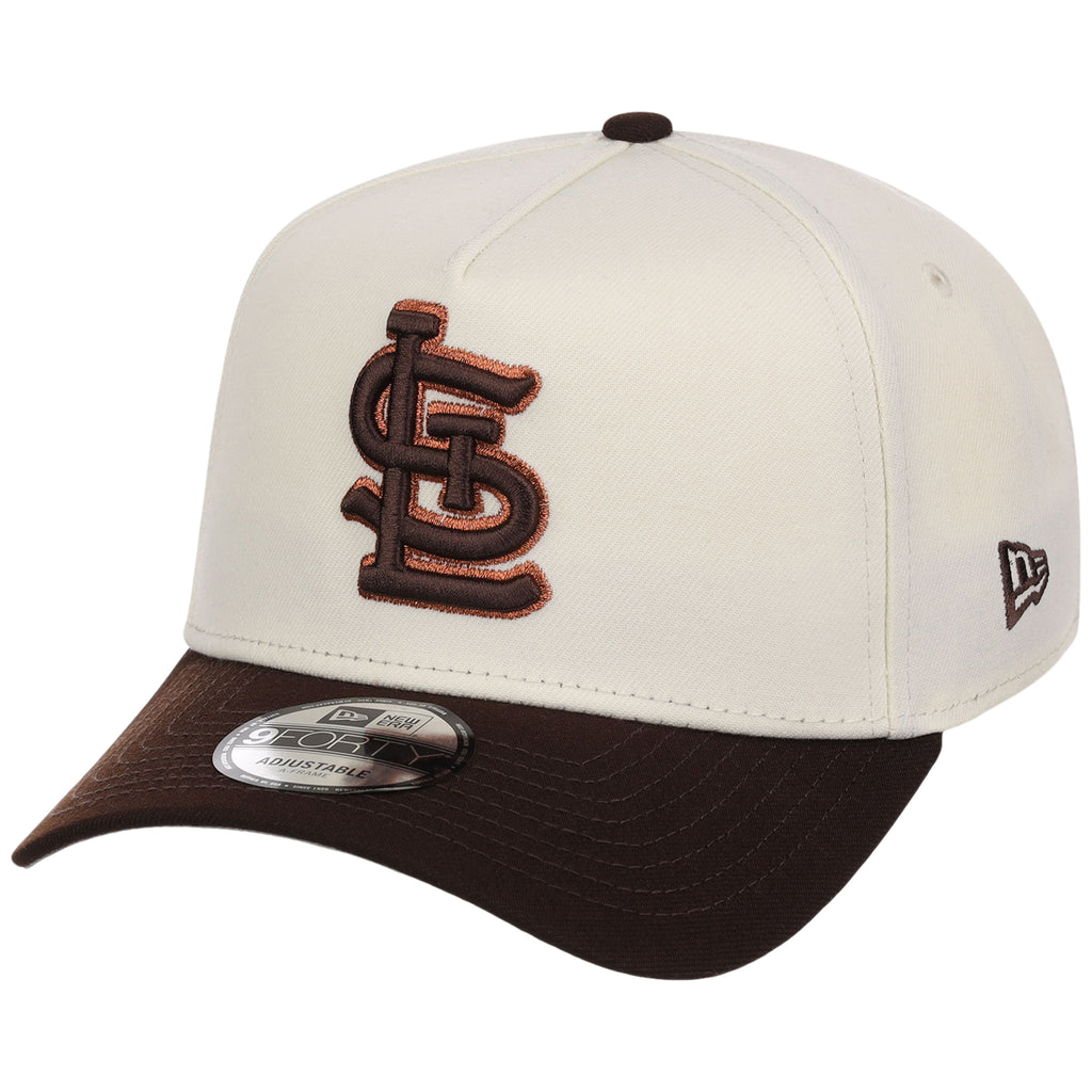 St. Louis Cardinals MLB Chrome x Burnt Wood FASHION CORE New Era 9FORTY A-Frame