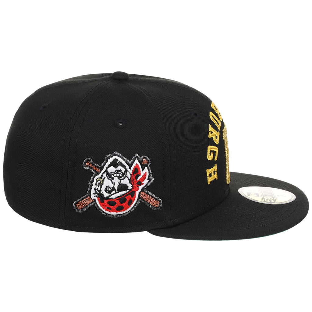 Pittsburgh Pirates MLB Flipmode 2.0 New Era 59FIFTY (Black/Black/Kelly Green)