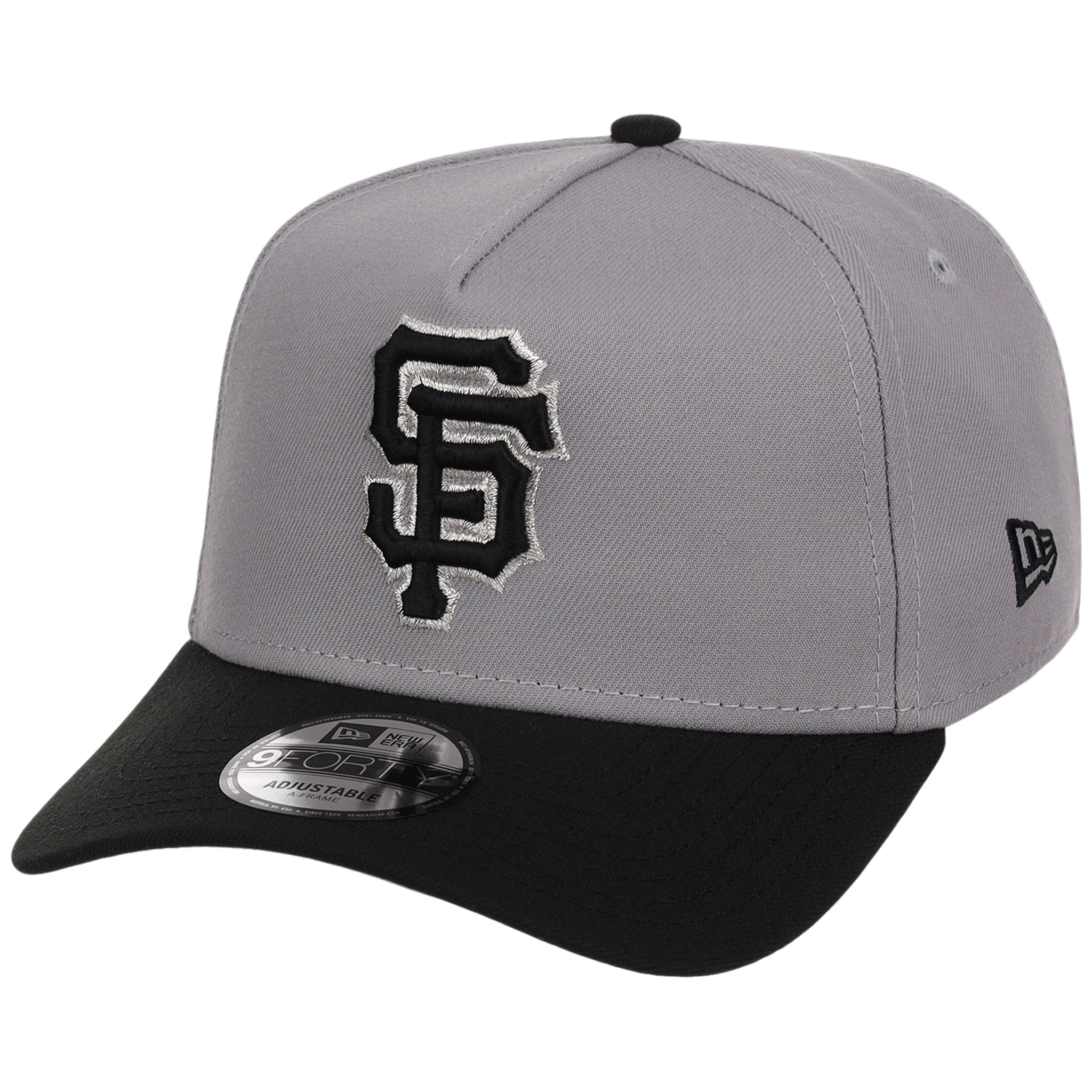 San Francisco Giants MLB Gray x Black FASHION CORE New Era 9FORTY A-Frame