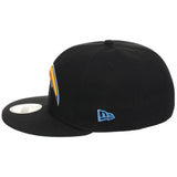 Los Angeles Chargers NFL Black Dome New Era 59FIFTY