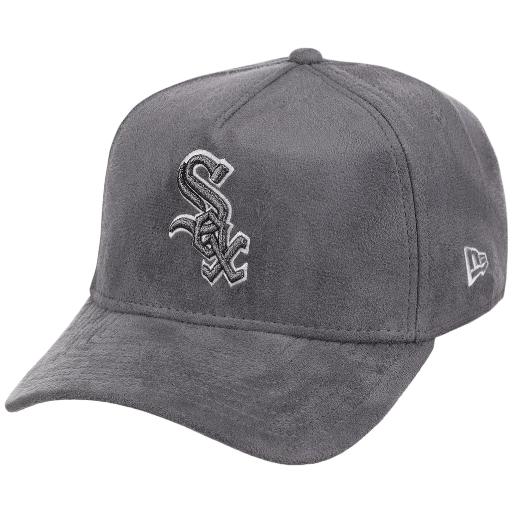 Chicago White Sox MLB Gray x Suede FASHION CORE New Era 9FORTY A-Frame