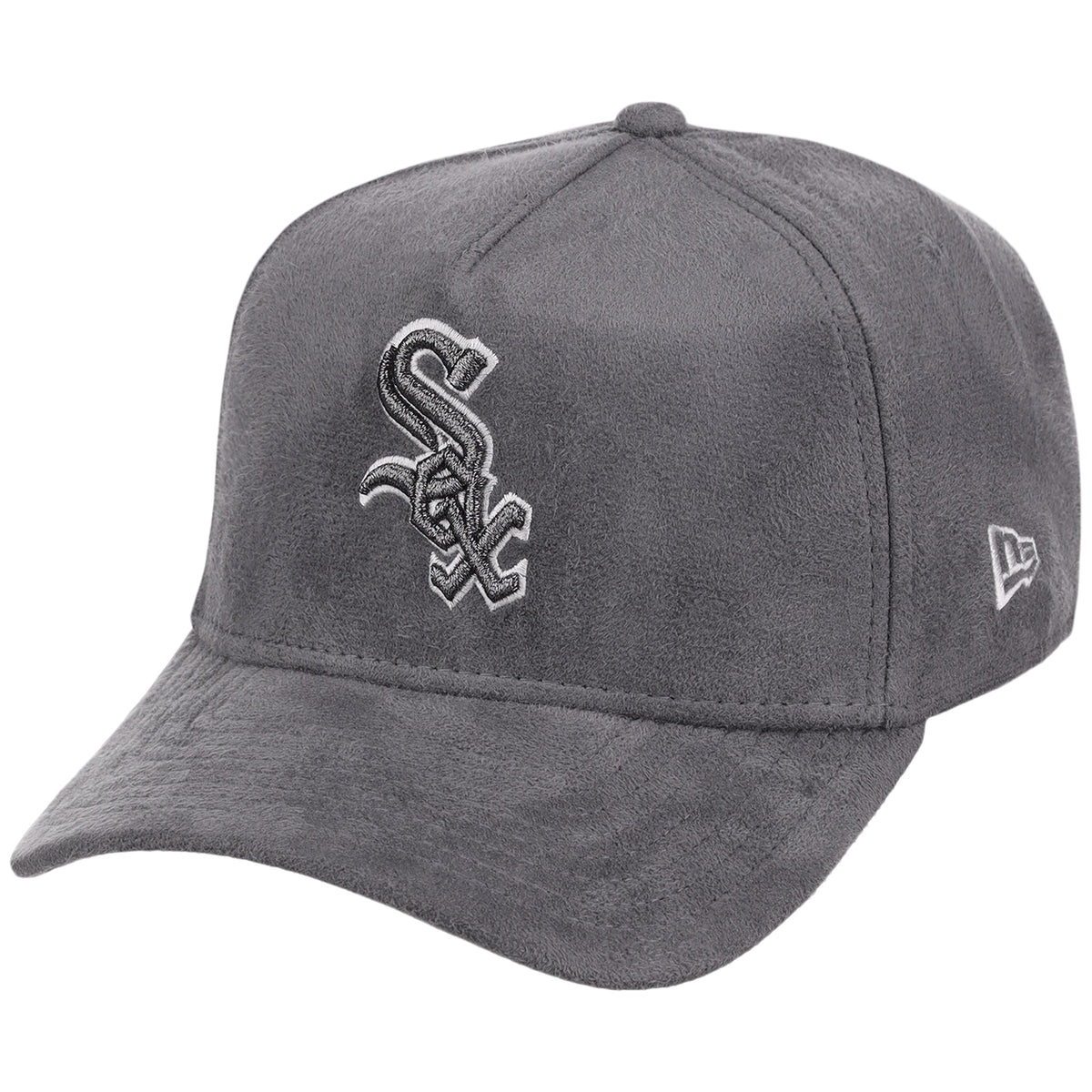 Chicago White Sox MLB Gray x Suede FASHION CORE New Era 9FORTY A-Frame