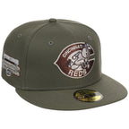 Cincinnati Reds MLB Olive Alloy New Era 59FIFTY