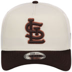 St. Louis Cardinals MLB Chrome x Burnt Wood FASHION CORE New Era 9FORTY A-Frame