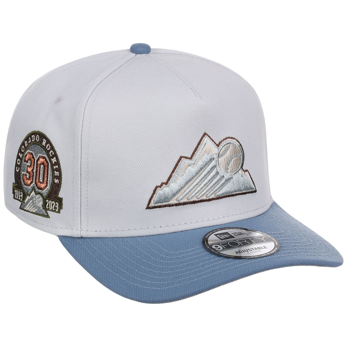 Colorado Rockies MLB Faded Spur New Era 9FORTY A-Frame