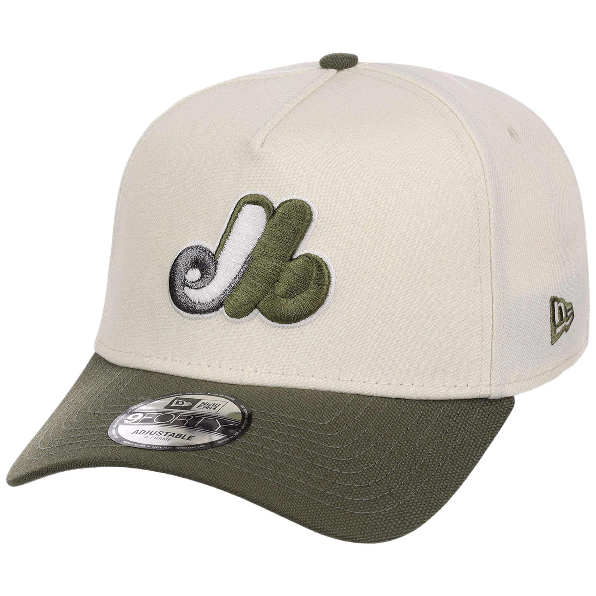 Montreal Expos MLB Chrome Olive New Era 9FORTY