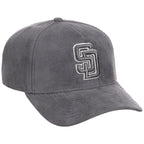San Diego Padres MLB Gray x Suede FASHION CORE New Era 9FORTY A-Frame