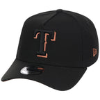Texas Rangers MLB Black x Rust FASHION CORE New Era 9FORTY A-Frame