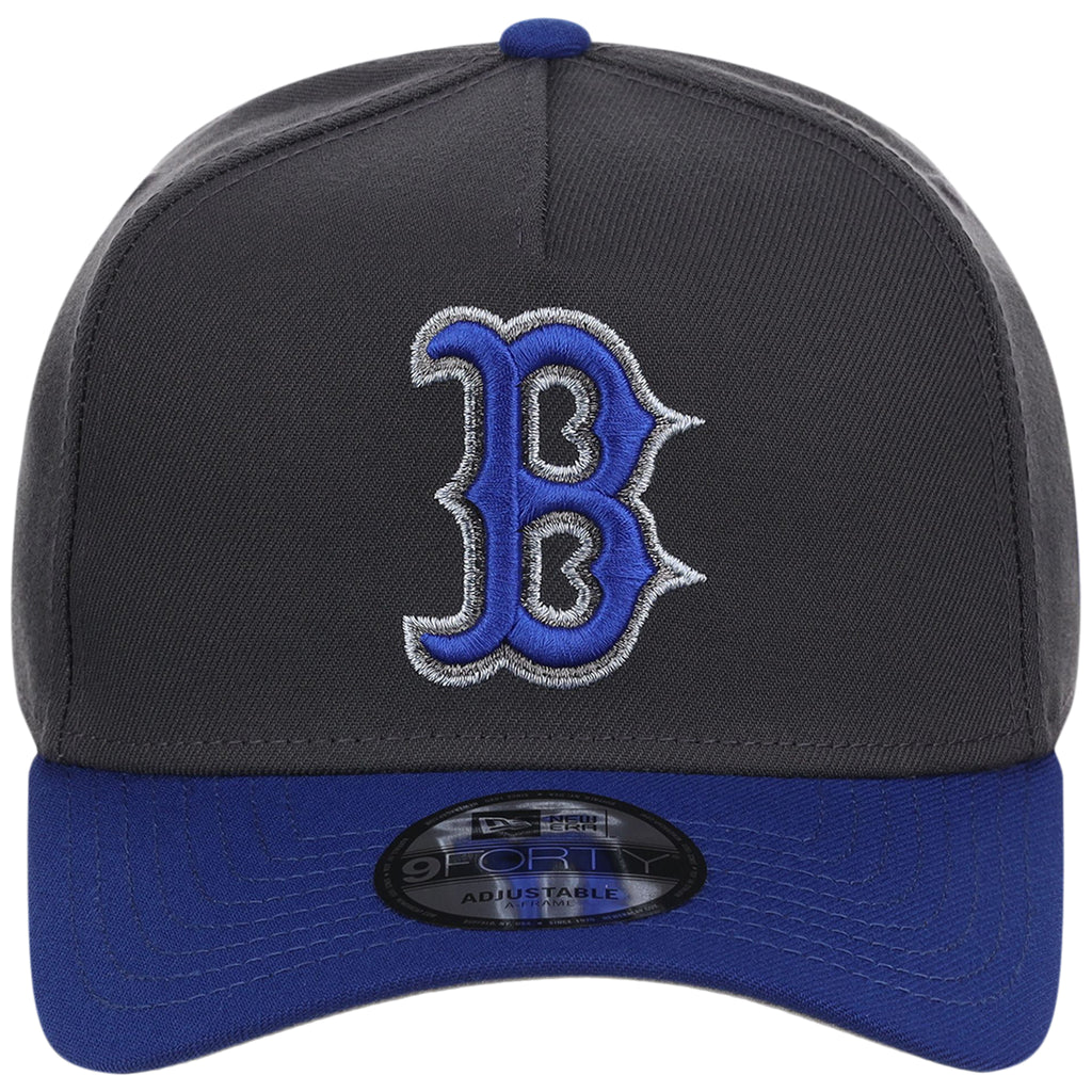 Boston Red Sox MLB Graphite x Royal FASHION CORE New Era 9FORTY A-Frame