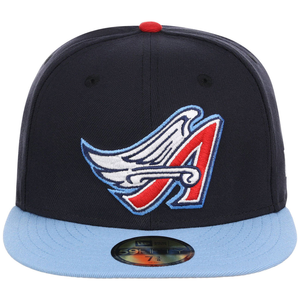 Anaheim Angels MLB Cooperstown Authentic Collection New Era 59FIFTY (Navy/Sky)