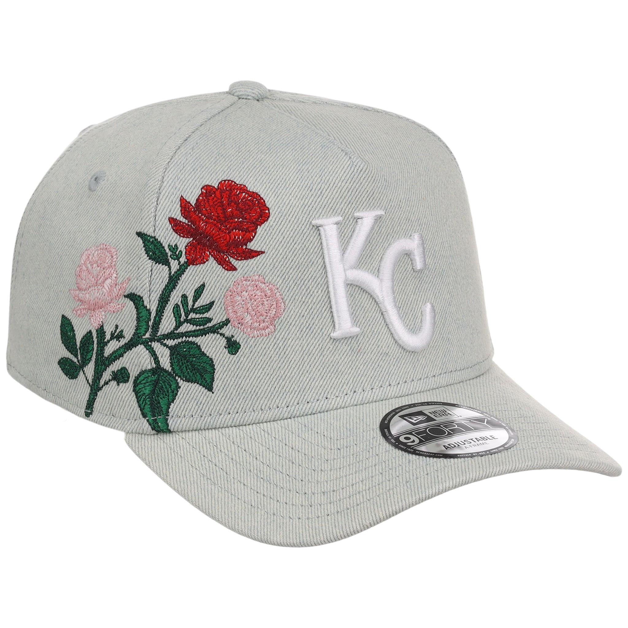 Kansas City Royals MLB Denim Flower New Era 9FORTY