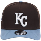 Kansas City Royals MLB Driftwood Fade New Era 9FORTY A-Frame