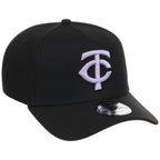 Minnesota Twins MLB Black x Lavender FASHION CORE New Era 9FORTY A-Frame
