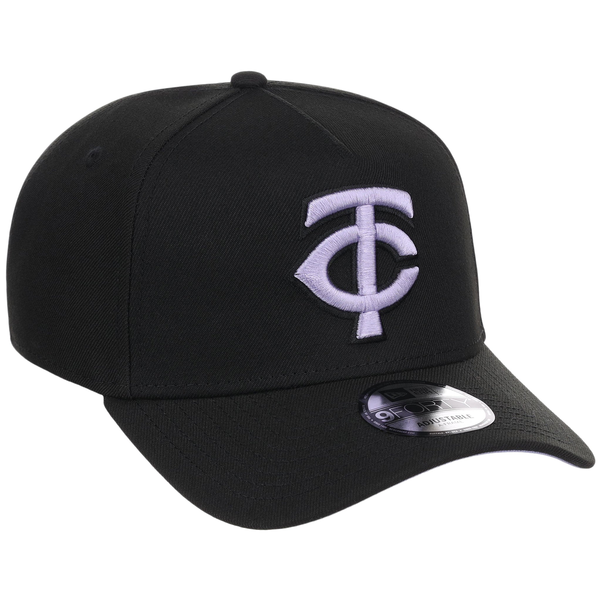 Minnesota Twins MLB Black x Lavender FASHION CORE New Era 9FORTY A-Frame