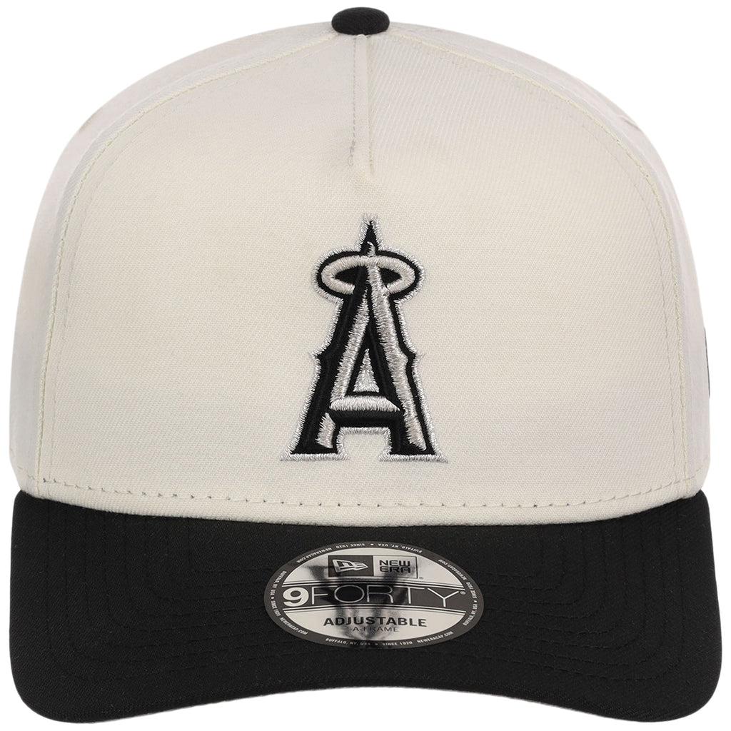 Anaheim Angels MLB Chrome x Black FASHION CORE New Era 9FORTY A-Frame