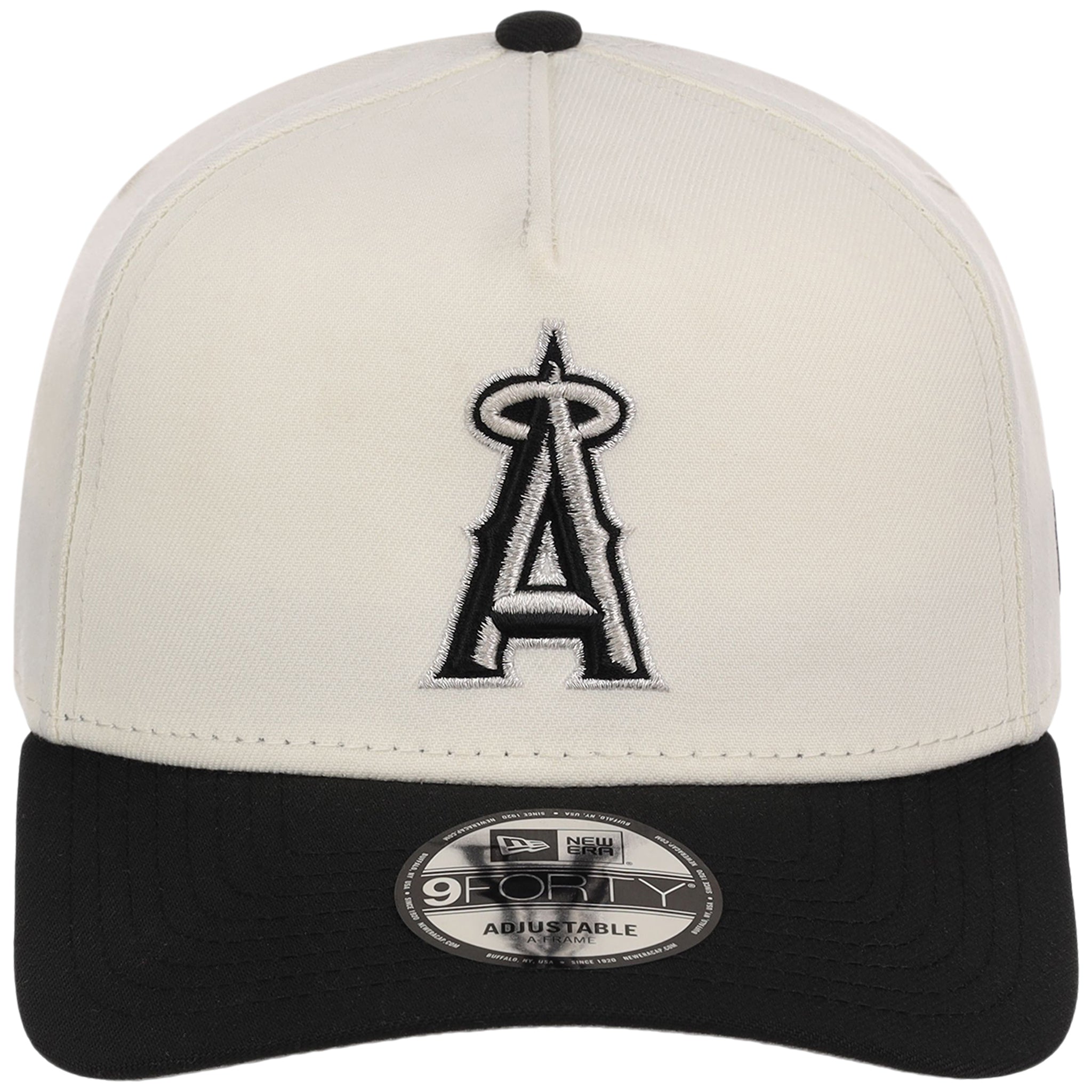 Anaheim Angels MLB Chrome x Black FASHION CORE New Era 9FORTY A-Frame