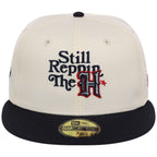 Houston Texans 'Still Reppin' (Chrome/Navy) Houston Crown the City New Era 59FIFTY