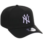 New York Yankees MLB Black x Lavender FASHION CORE New Era 9FORTY A-Frame
