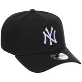 New York Yankees MLB Black x Lavender FASHION CORE New Era 9FORTY A-Frame