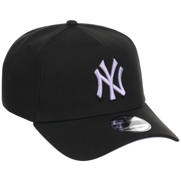 New York Yankees MLB Black x Lavender FASHION CORE New Era 9FORTY