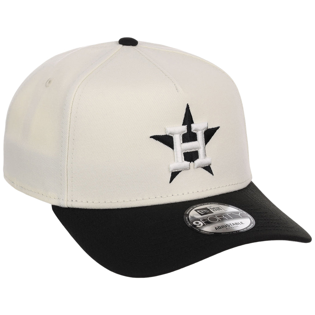 Houston Astros MLB Chrome x Black FASHION CORE New Era 9FORTY A-Frame