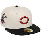 Cincinnati Reds MLB Flipmode 2.0 New Era 59FIFTY (Chrome/Black/Gray)