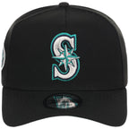 Seattle Mariners MLB Black Dome New Era 9FORTY A-Frame