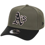 Oakland Athletics MLB Olive x Black & Pink FASHION CORE New Era 9FORTY A-Frame