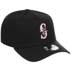Seattle Mariners MLB Black x Pink FASHION CORE New Era 9FORTY A-Frame