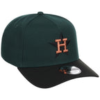 Houston Astros MLB Dark Green x Black FASHION CORE New Era 9FORTY A-Frame