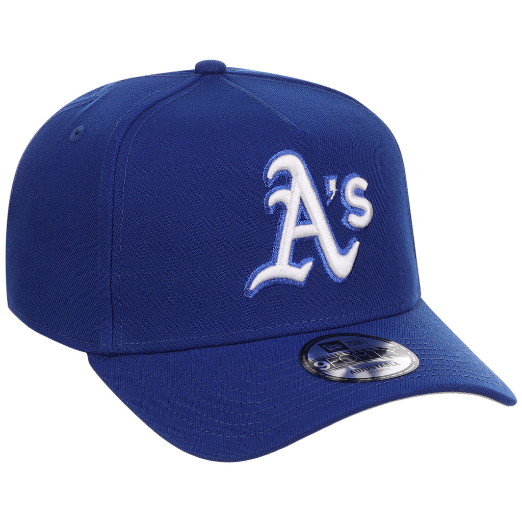Oakland Athletics MLB Royal Blue FASHION CORE New Era 9FORTY A-Frame