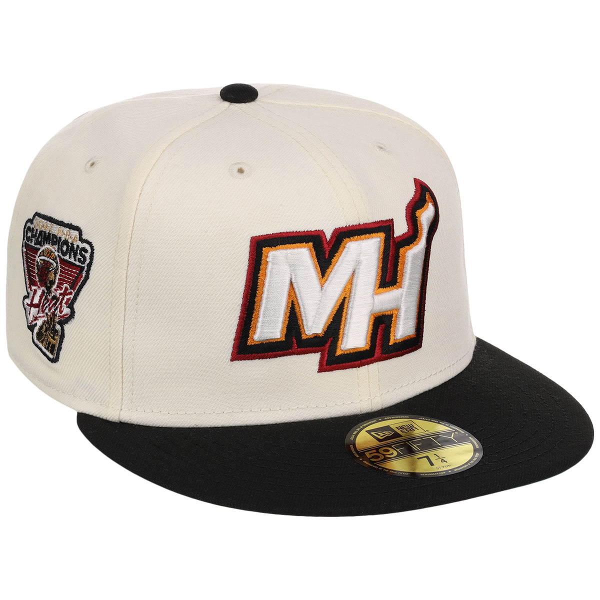 Miami Heat NBA Chrome OTC New Era 59FIFTY (Chrome/Black)