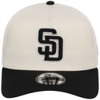 San Diego Padres MLB Chrome x Black FASHION CORE New Era 9FORTY A-Frame