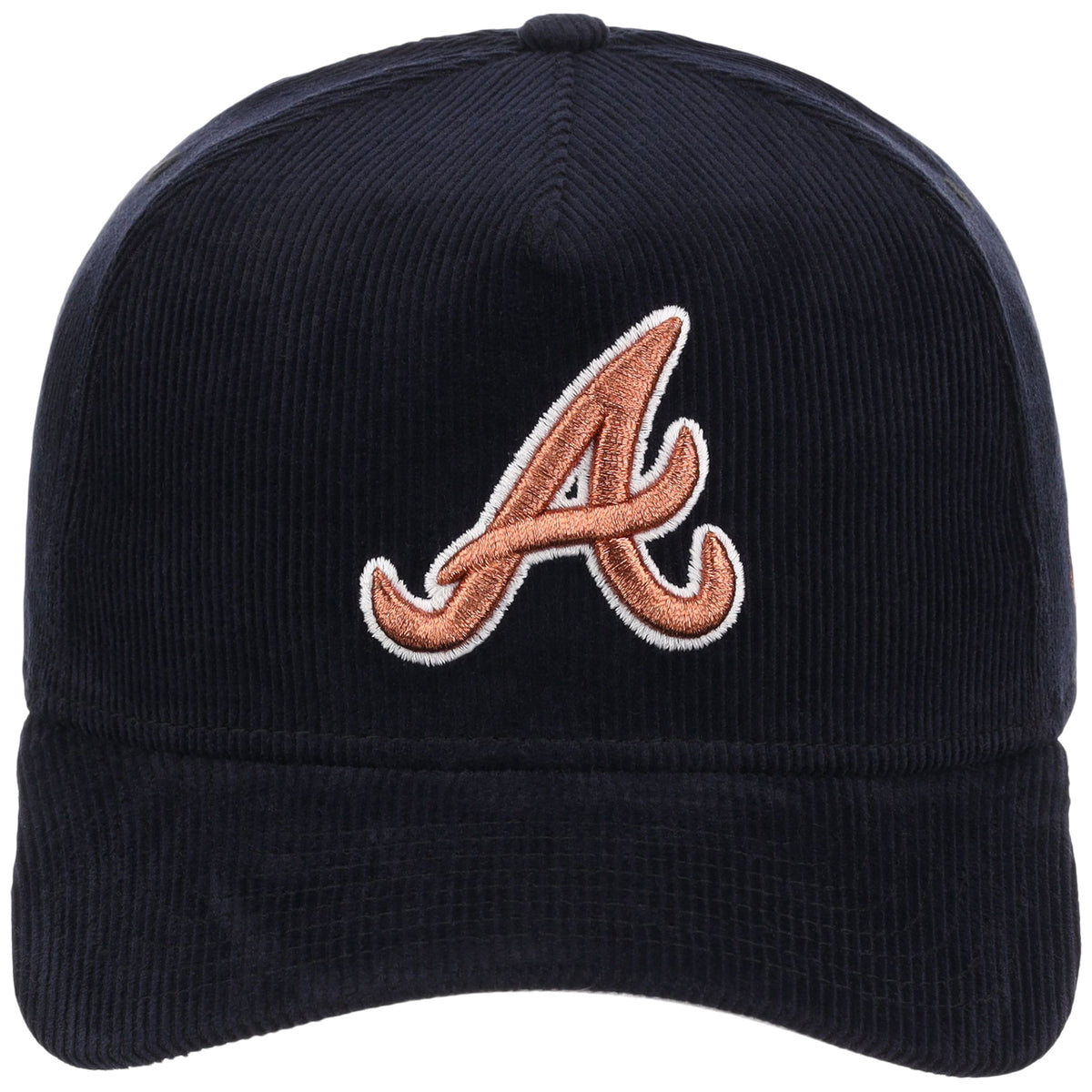Atlanta Braves MLB Navy Cord FASHION CORE New Era 9FORTY A-Frame