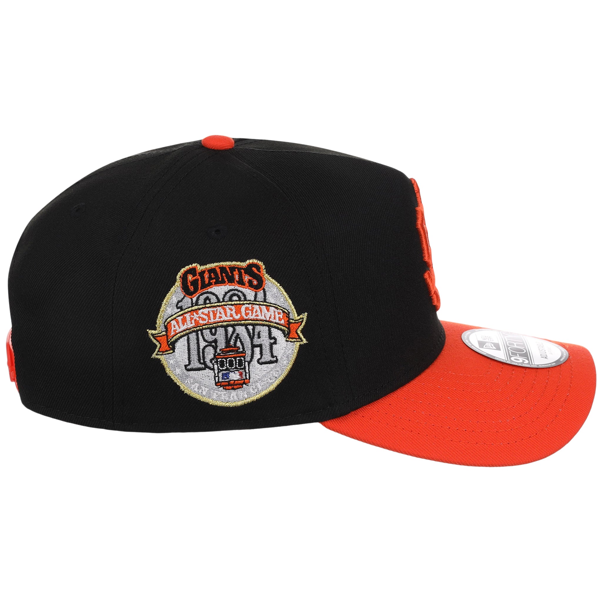 San Francisco Giants MLB Flipmode 2.0 New Era 9FORTY A-Frame (Black/Orange/Gray)