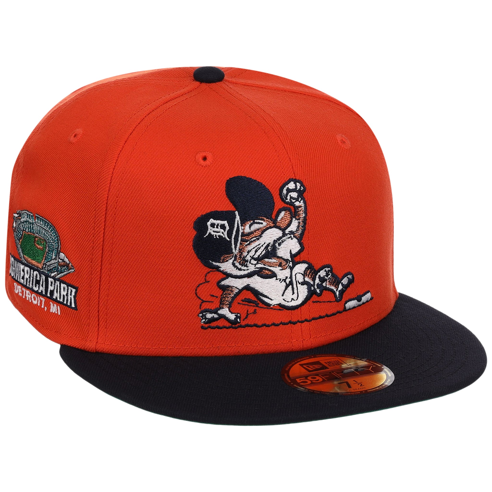Detroit Tigers Friday Flux New Era 59FIFTY (Orange/Navy)
