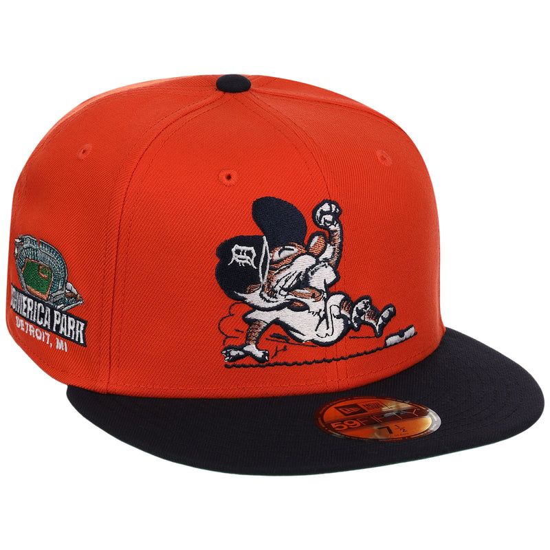 New Era Tigers 59FIFTY キャップ Detroit Tigers Friday Flux New Era 59FIFTY (Orange/Navy) – LidsHatDrop