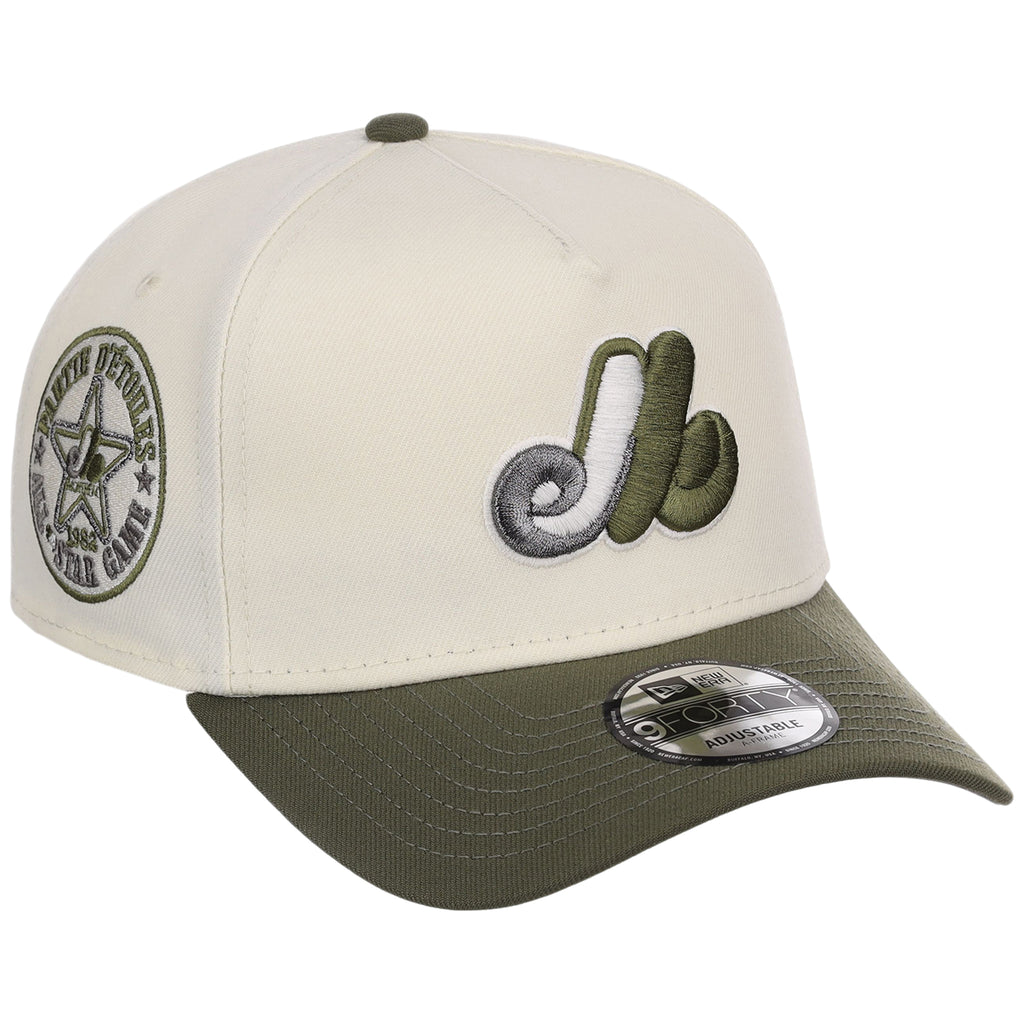 Montreal Expos MLB Chrome Olive New Era 9FORTY