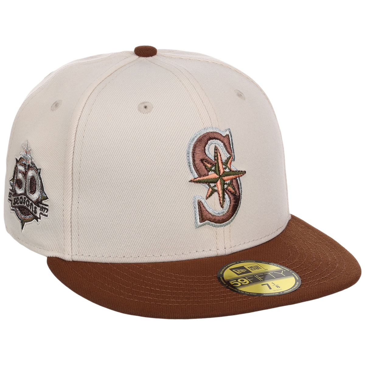 Seattle Mariners MLB Auburn Cream New Era 59FIFTY