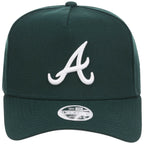 Atlanta Braves Women's New Era 9FORTY Dark Green A-Frame